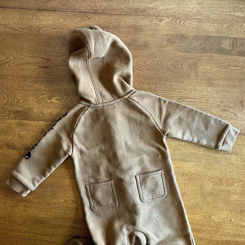 Carhartt tan coverall romper 18m - Picture 7 of 9